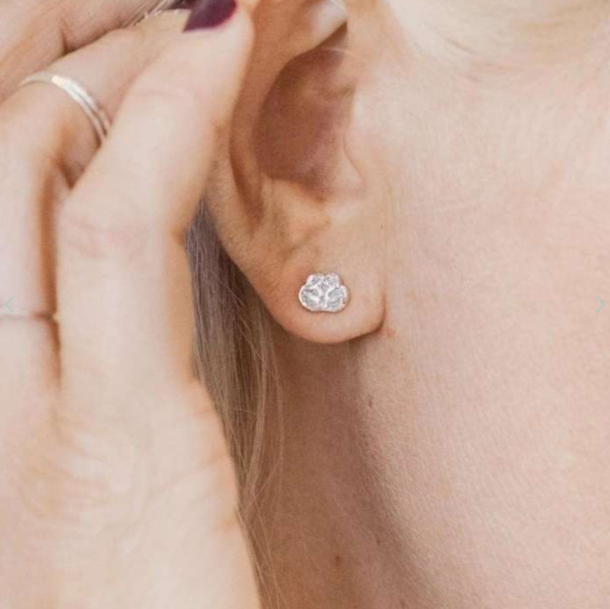 Women's silver studs