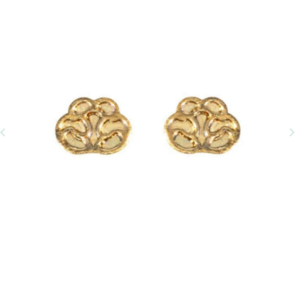 Women's gold studs